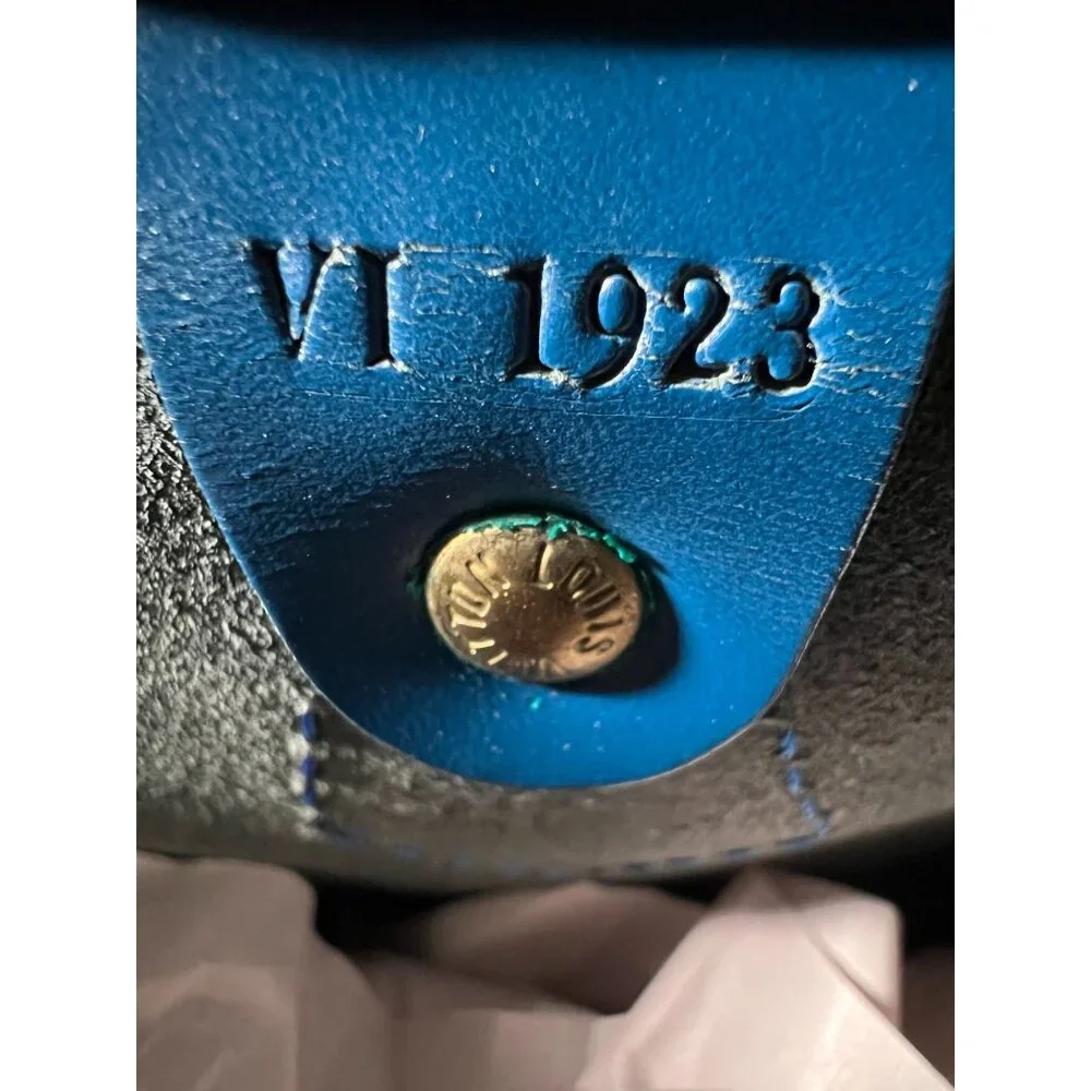 Vintage Louis Vuitton Toledo Blue Epi Leather Speedy 25 Handbag France Auth - Picture 8 of 16